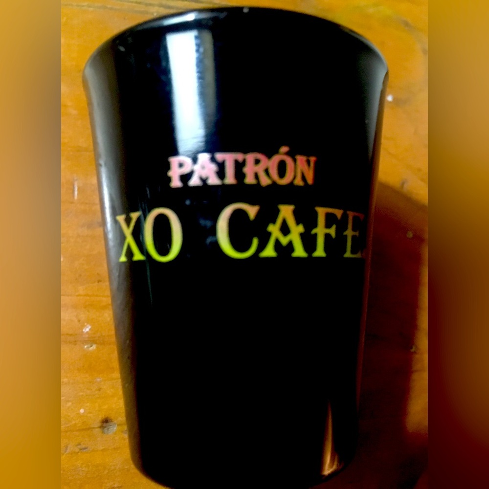 Patron XO Cafe shot glass